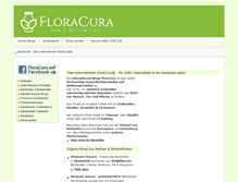 Tablet Screenshot of floracura.com